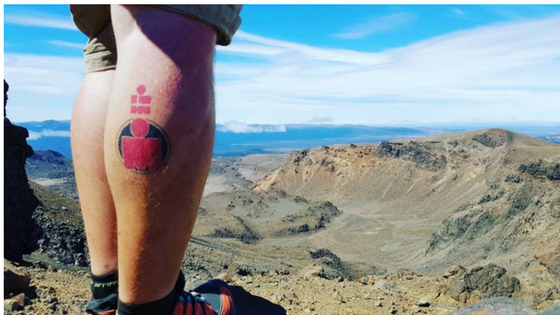 ironman New Zealand tongariro crossing Taupo tattoo