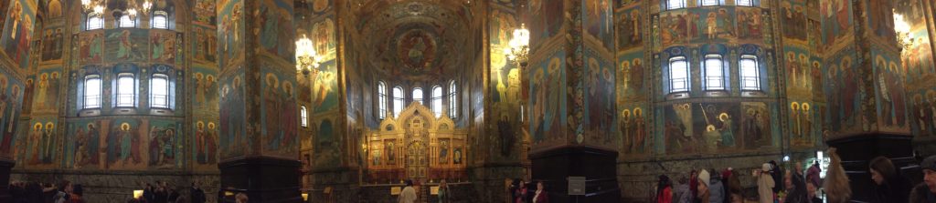 inside the church of the saviour on the spilled blood st Petersburg russia sam smith travelling sam