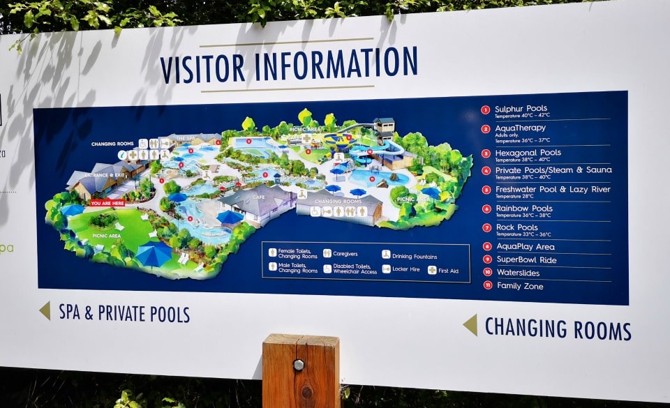 hammer springs thermal pool information map